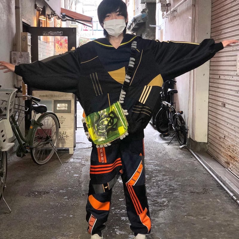 かむばかり】ジャージパンツ オレンジ | boys in the band OSU ともしび