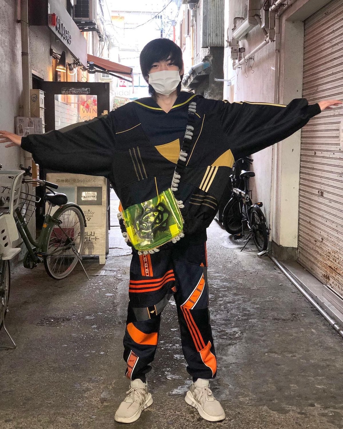 かむばかり 雀蜂 セーラージャージ かむばかり】セーラージャージワンピース | boys in the band OSU ともしび