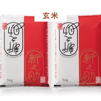新之助（玄米・5kg袋ｘ２ 通常袋タイプ）（送料込み）