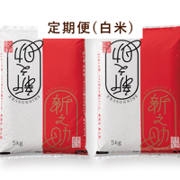 【定期便】新之助（白米・5kg袋ｘ２ 通常袋タイプ）（送料込み）