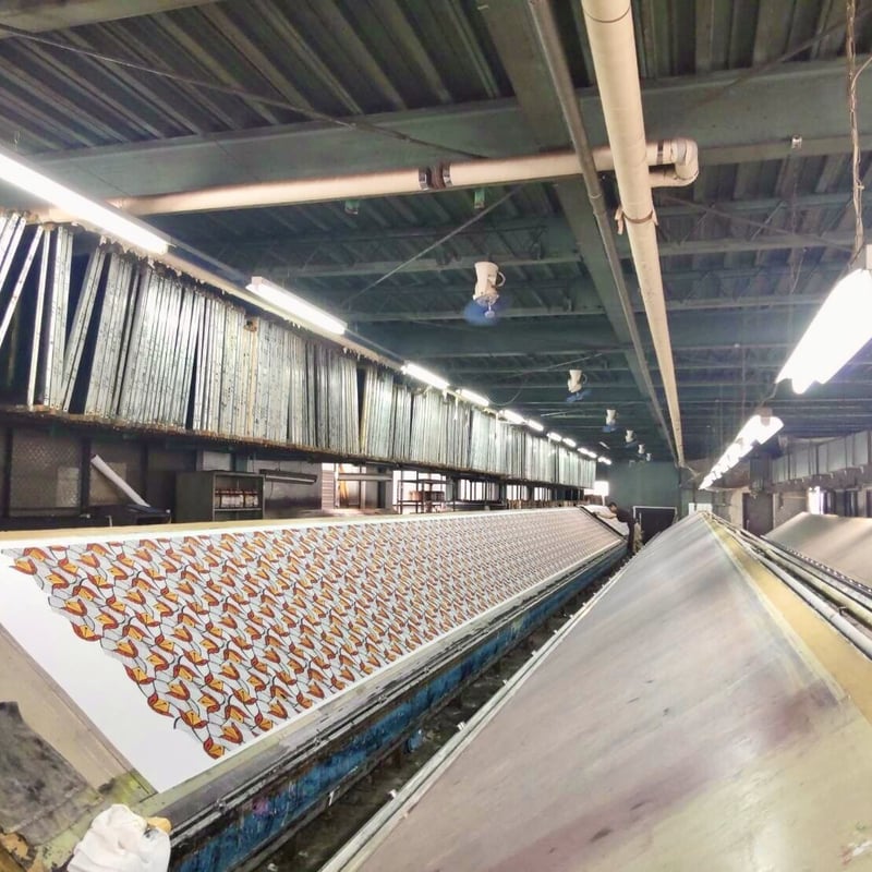 京風アフリカンプリント（花＜中＞） | アフリカンプリントの