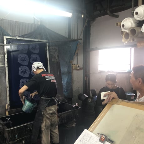 京風アフリカンプリント（花＜中＞）