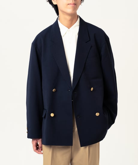 #-22 4B relax double blazer (Navy)