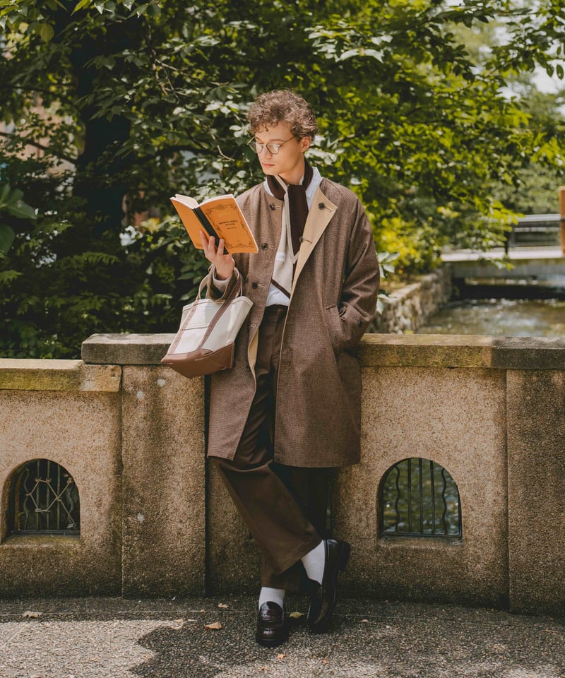 29 U-brid wool muffler scarf (Brown) | UNFOLK