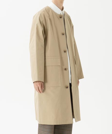 #-53 Ventile gabardine 2way railway coat (Beige)