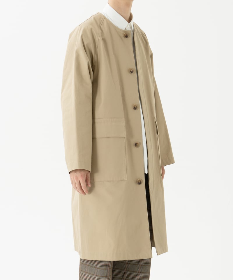 53 Ventile gabardine 2way railway coat (Beige