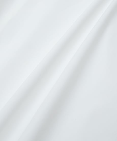 #-44 2way detachable collar shirt onepiece (White)