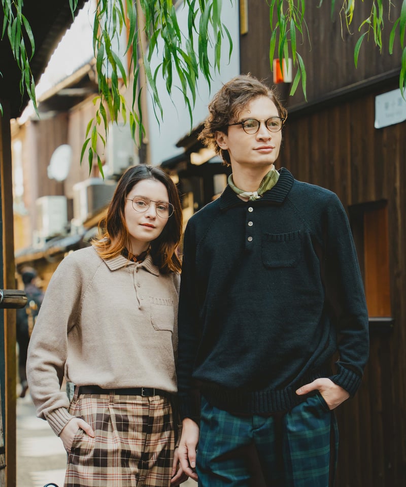 2026SS 先行予約】#-00 Hand print silk scarf (Brown)