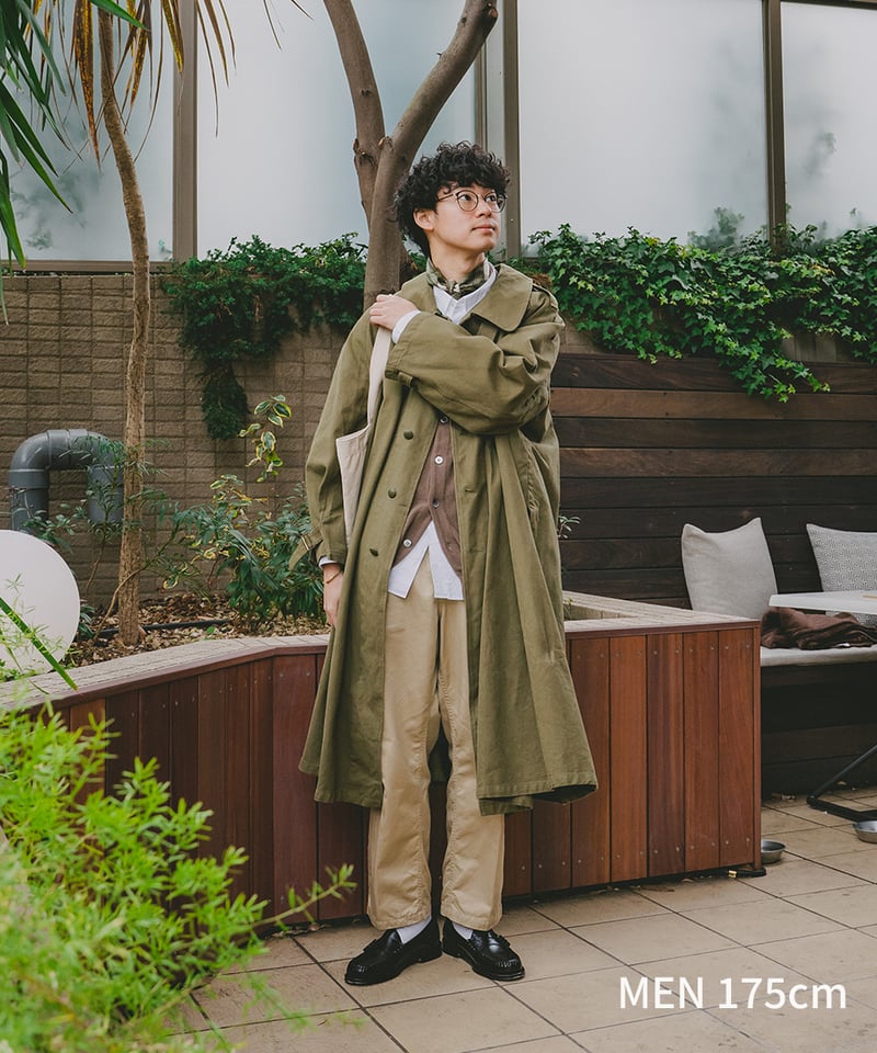 2026SS 先行予約】#-00 Hand print silk scarf (Green)