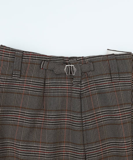 #-54 Seamless classic check pants (Beige)