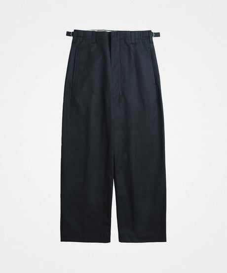 #-18 Seamless gabardine chino pants (Black)