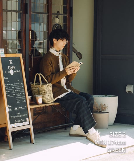 #-36 Seamless classic check slacks (Brown）