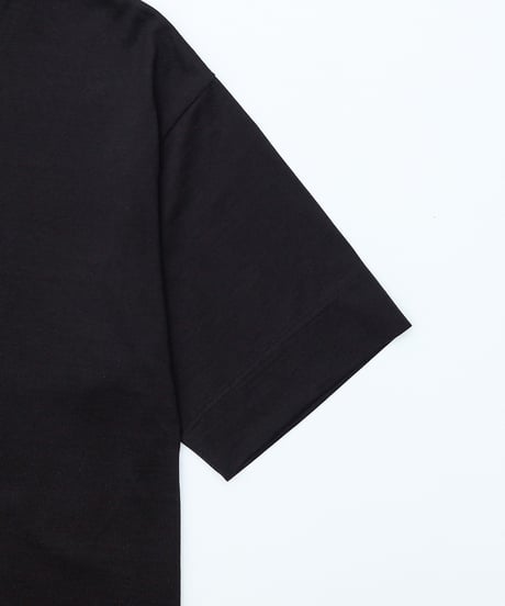 #-62 Silk cotton luxury tshirt (Black)
