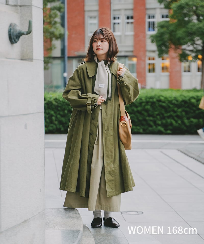 29 U-brid wool muffler scarf (Green) | UNFOLK