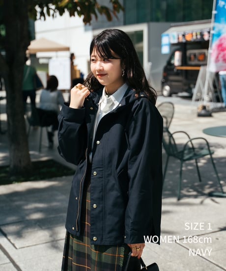 #-52 Memory twill classic mountain parka (Navy)