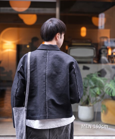 “UNFOLK CLASSIC” Enshu washi cotton cutting design blouson
