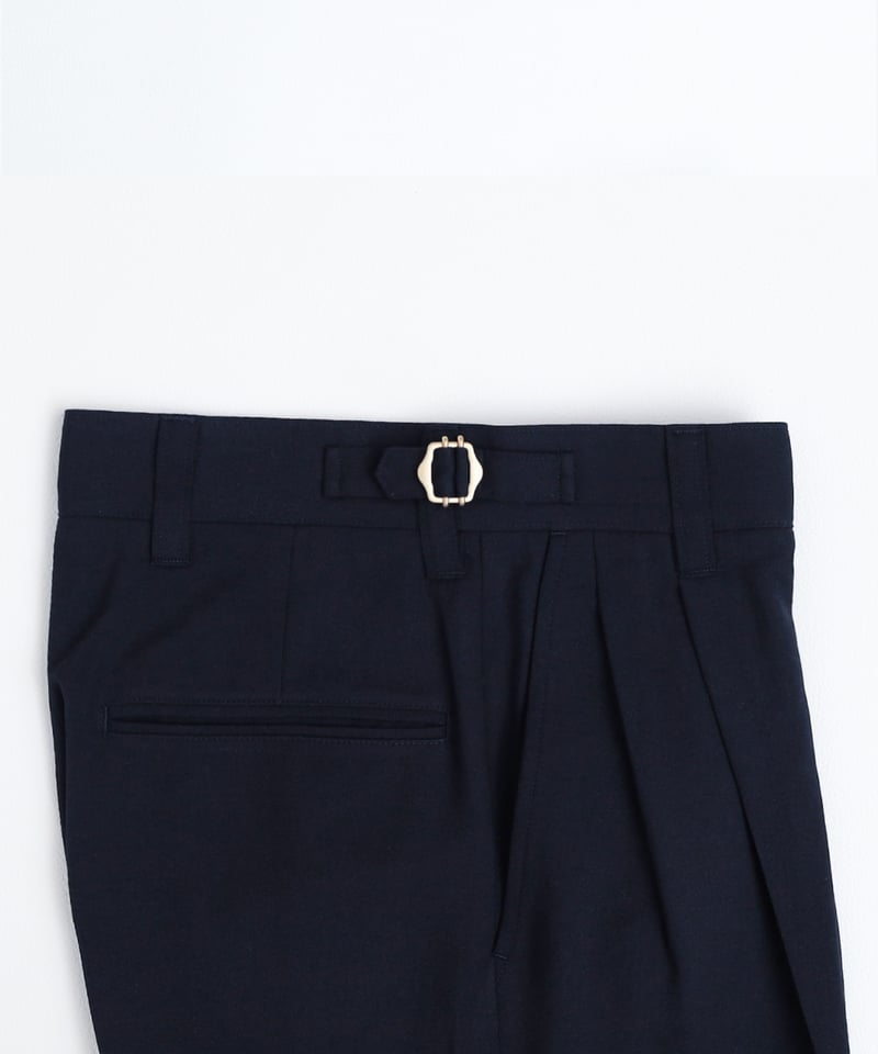スーツ 90s 00s 2tuck summer wool slacks BLK 00s 90s unknown two tuck navy slacks - メルカリ