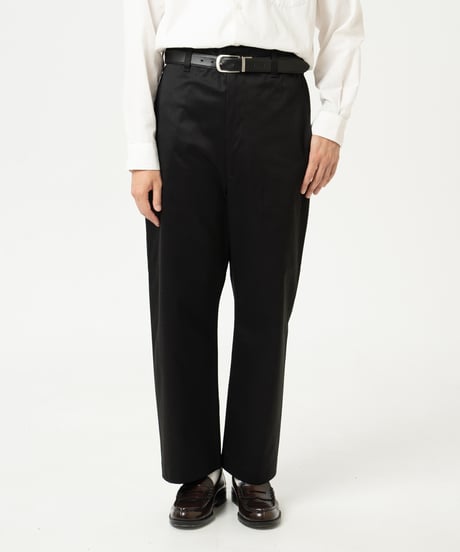 #-38 Seamless west point chino pants (Black)