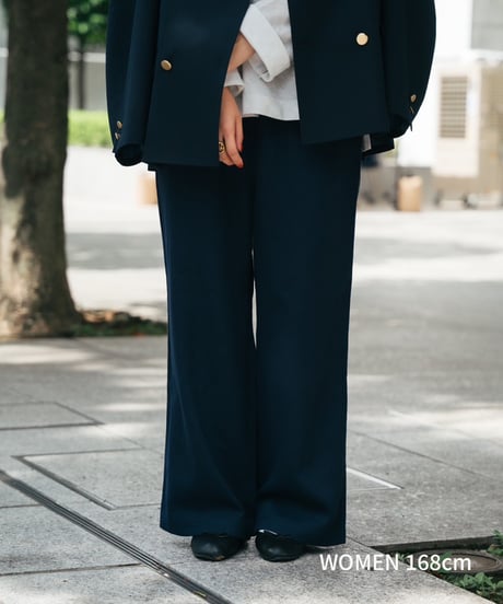 "UNFOLK CLASSIC" Banshu cotton linen relax pants