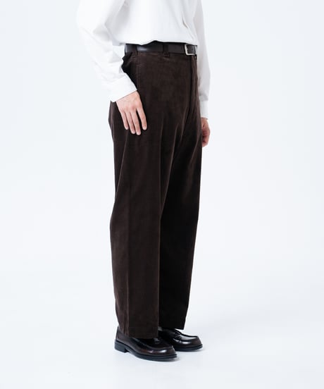 #-46 Seamless 14w corduroy pants (Brown)