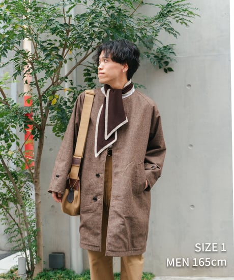 #-27 Reversible nocollar coat