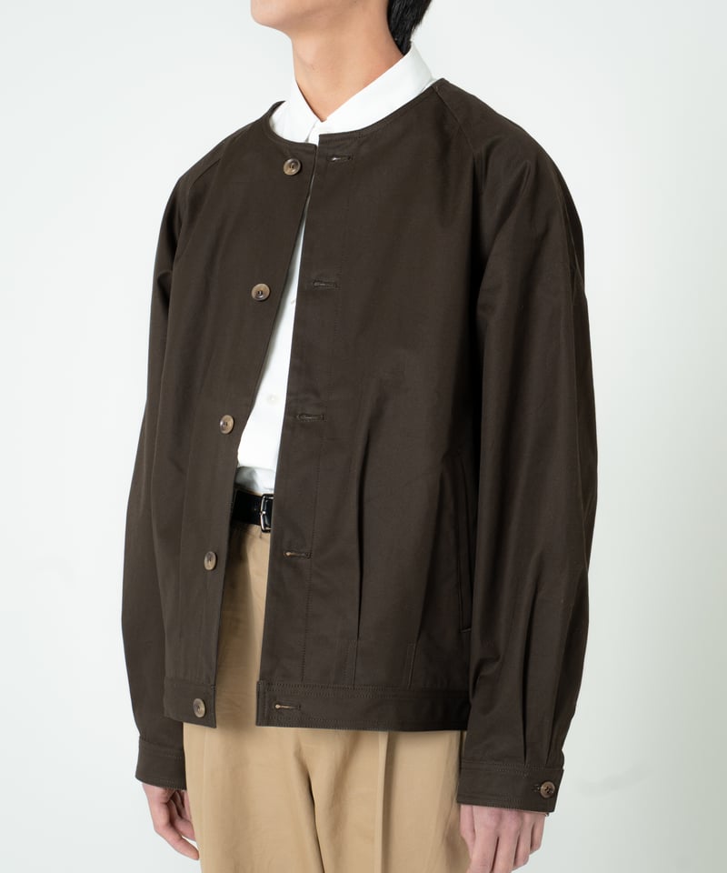 45 Ventile gabardine 2way blouson (Khaki) | U