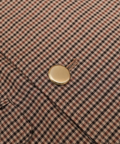 #-31 4B relax double check blazer (Beige)
