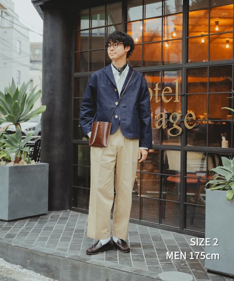 #-67 3B rigid denim single jacket