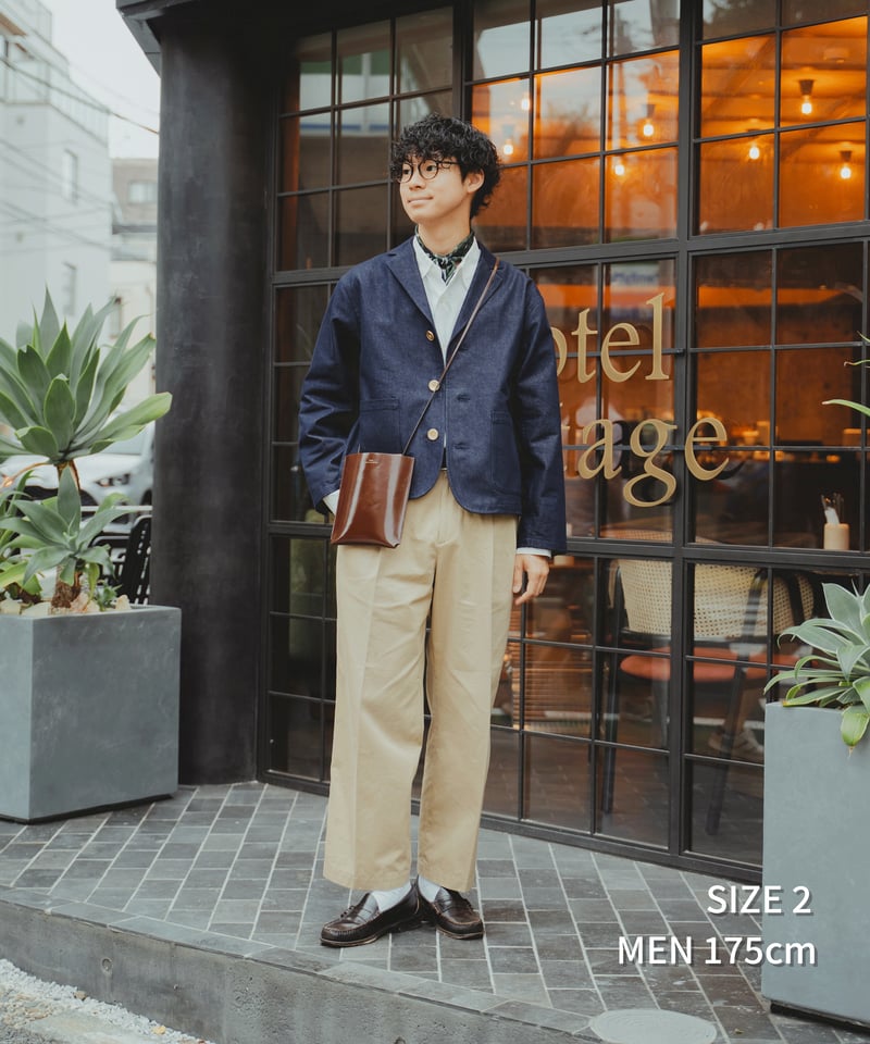 67 3B rigid denim single jacket | UNFOLK