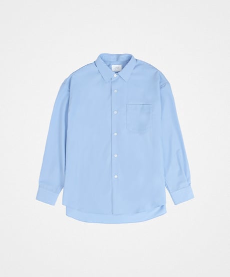 #-15 2way detachable collar shirt (Blue)