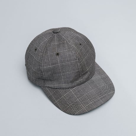 #-13 Gren check wool classic cap