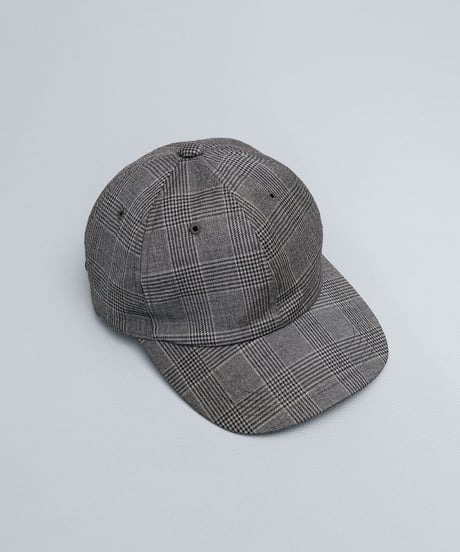 #-13 Gren check wool classic cap