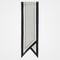 #-14 Hand print silk scarf (Black)
