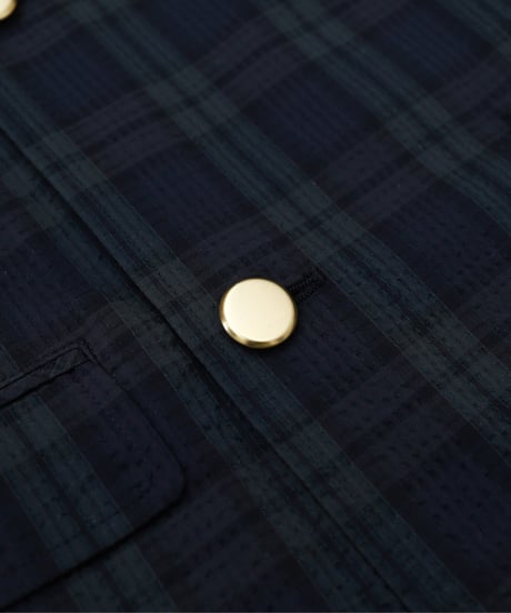#-55 4B Seersucker double blazer (Green)