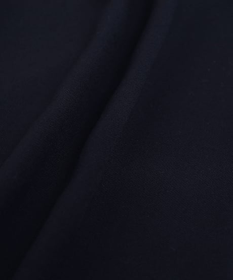 #-47 Wool mix 2tuck slacks (Navy)