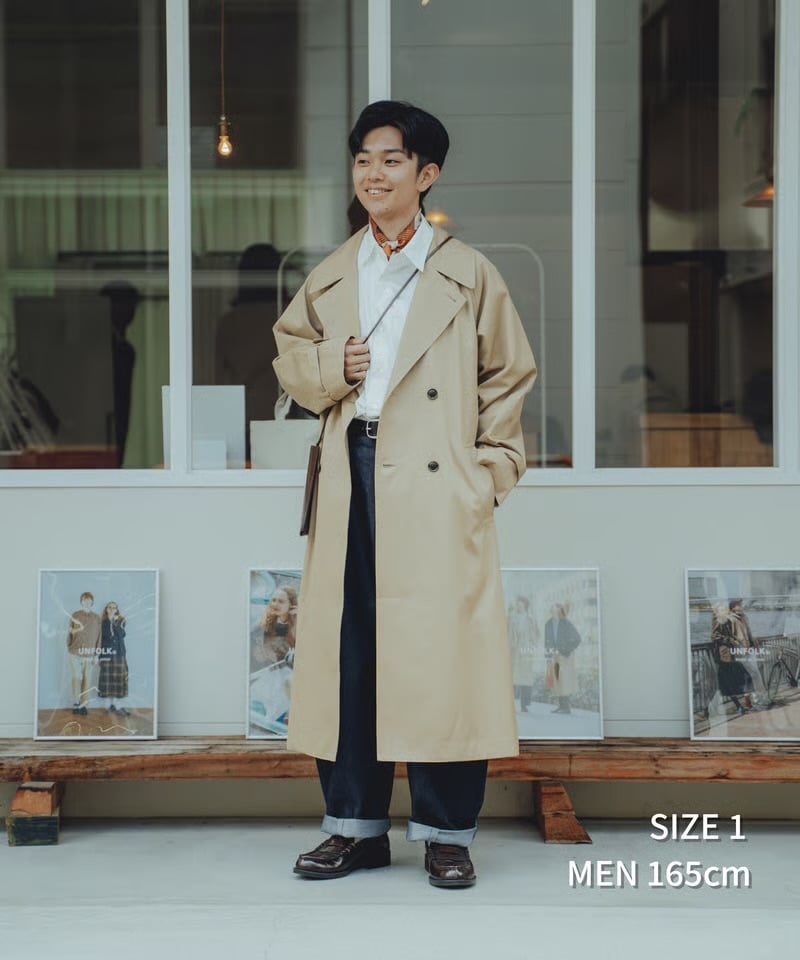 30 Ventile gabardine belted trench coat | UNF