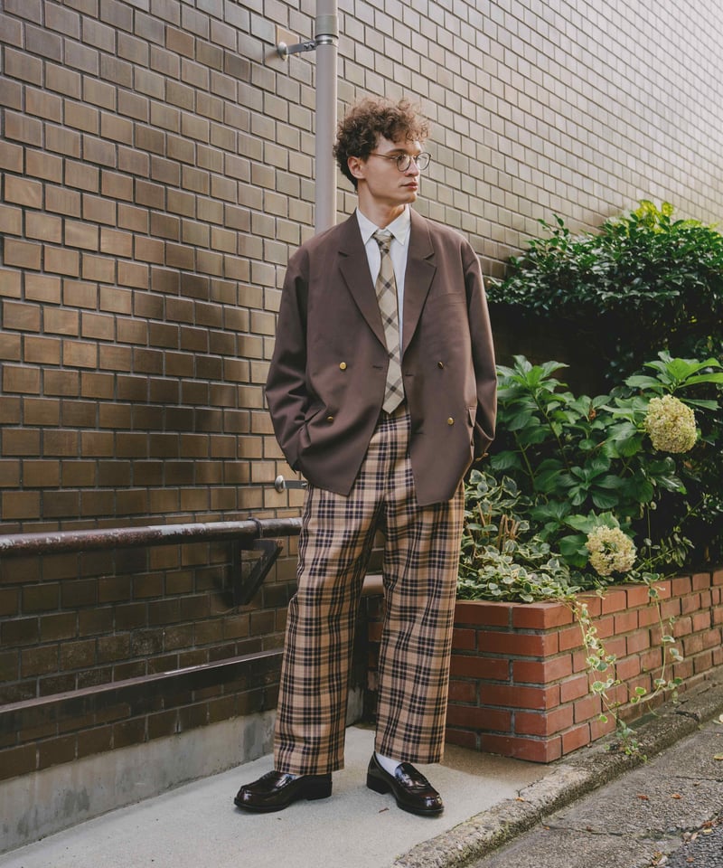 22 4B relax double blazer (Brown) | UNFOLK 22 4B relax double blazer (Brown) | UNFOLK