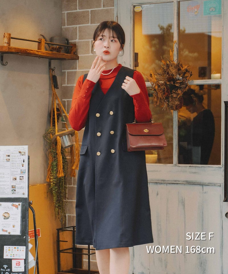 2026SS 先行予約】#-81 6B relax double jumper skirt
