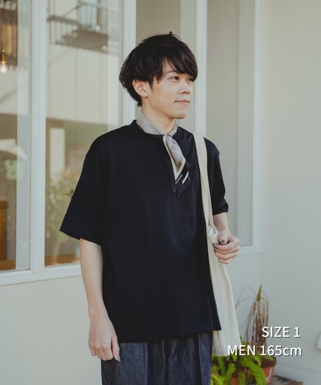 #-62 Silk cotton luxury tshirt (Black)