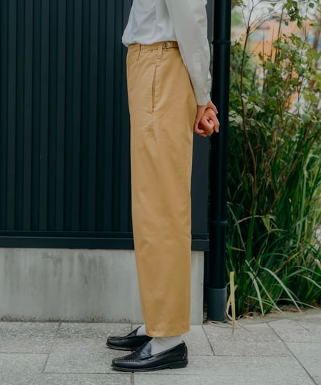 #-18 Seamless gabardine chino pants (Beige)