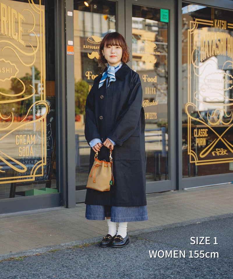 53 Ventile gabardine 2way railway coat (Beige