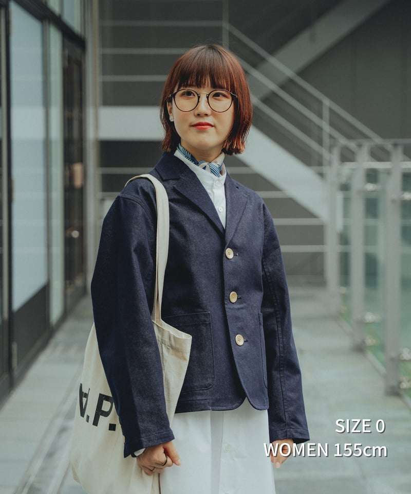 67 3B rigid denim single jacket | UNFOLK