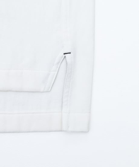 “UNFOLK CLASSIC” Enshu soft herringbone shirt jacket (White)