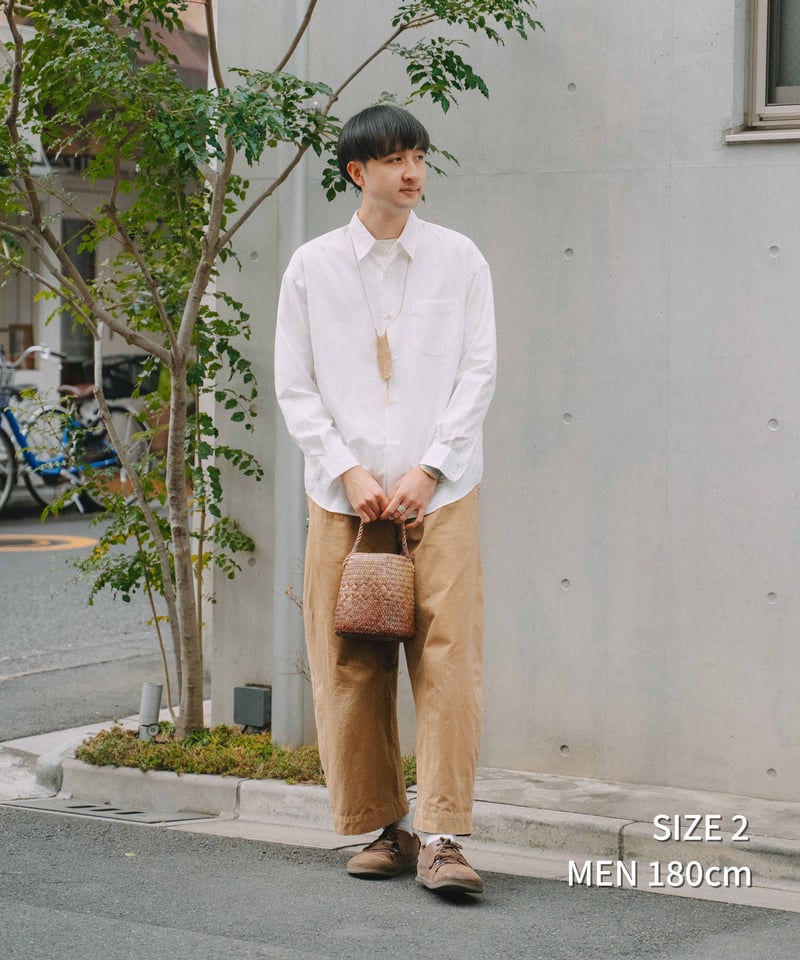 先行予約】#-15 2way detachable collar shirt (Blue)