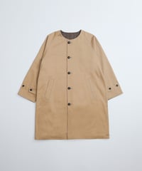 #-27 Reversible nocollar coat