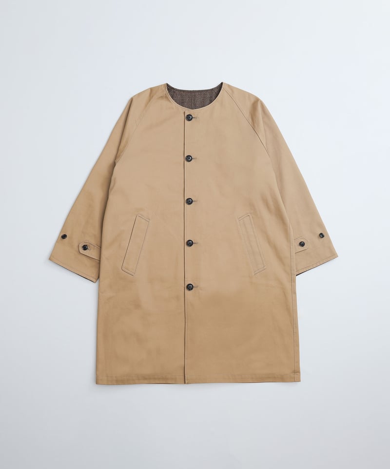 27 Reversible nocollar coat | UNFOLK