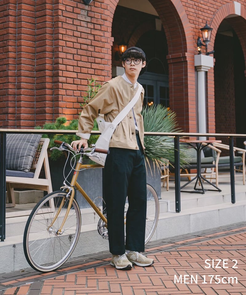 18 Seamless gabardine chino pants (Black) | U