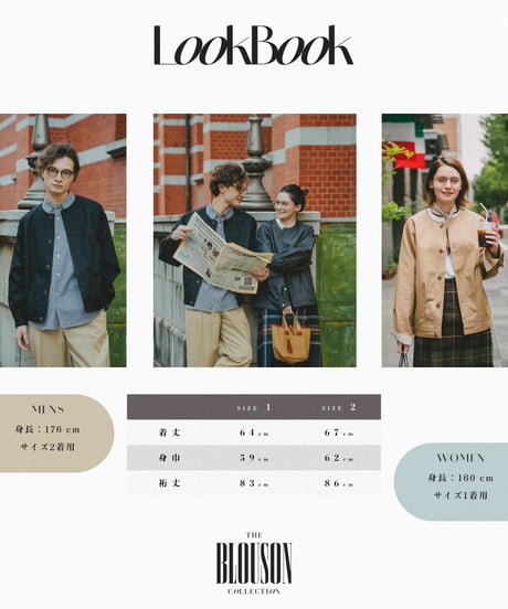 #-32 Rigid denim nocollar blouson (Indigo)