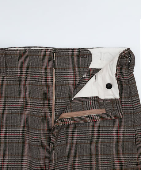 #-54 Seamless classic check pants (Beige)
