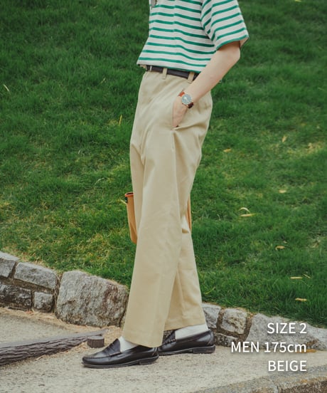 #-38 Seamless west point chino pants (Black)